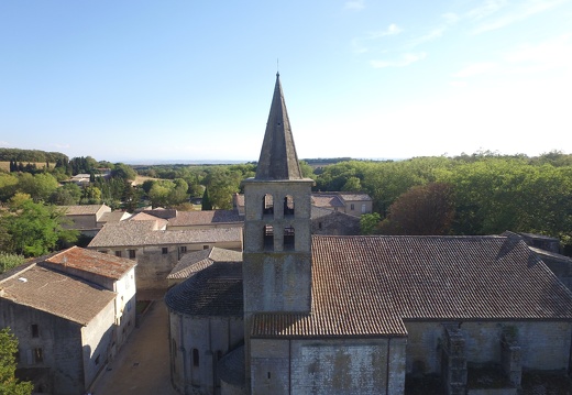 Vue aérienne de l'église-cathédrale