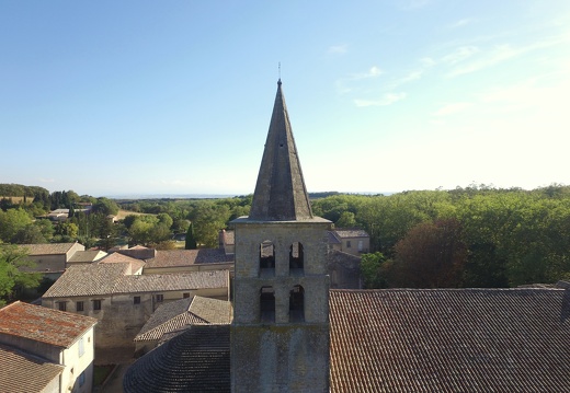 Vue aérienne de l'église-cathédrale