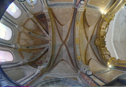 Voûtement de l'abside principale